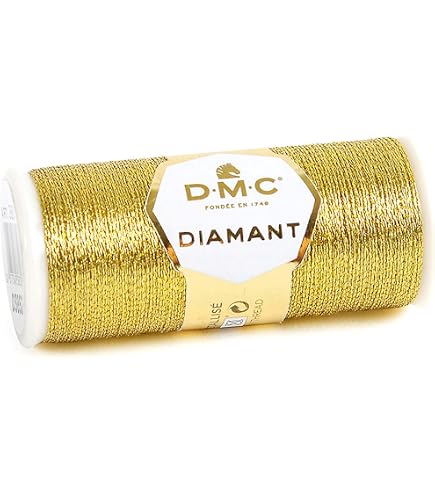 Amazon.com: DMC Diamant Metallic Thread 38.2yd-Light Silver